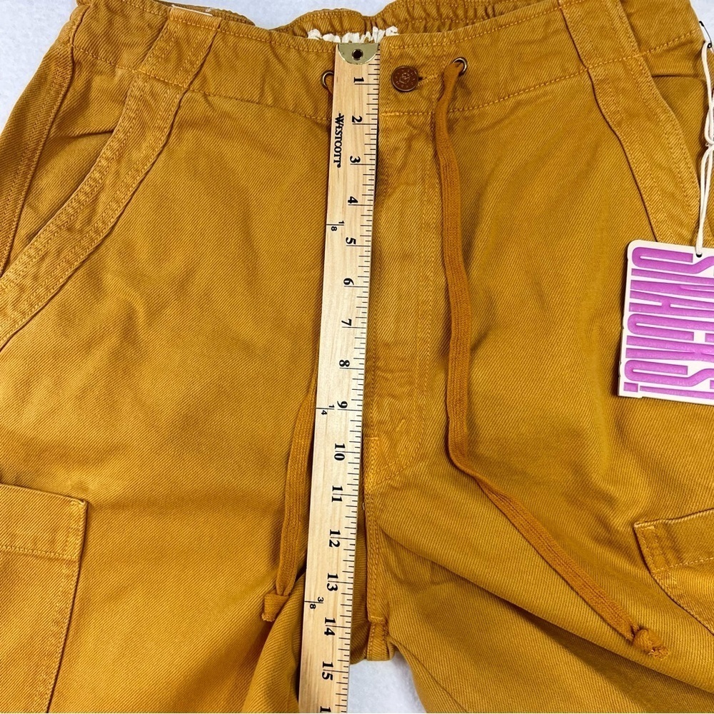 Mother The Munchie Nerdy Cargo Pants High Rise Wide Leg Sz 30 NWT Wood Thrush - Picture 9 of 16
